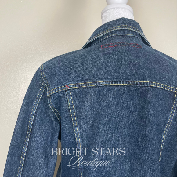Rare Denim Jacket ALT Wash ASO Buffy Summers Buffy the Vampire Slayer Y2K Blue - Picture 11 of 11
